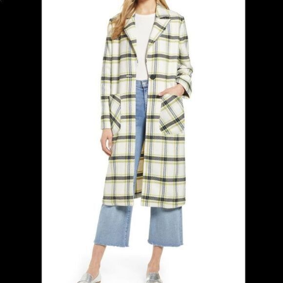 New Halogen plaid coat size xxs - Picture 1 of 7